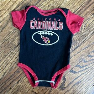 Arizona Cardinals Baby Onesie - Red and Black